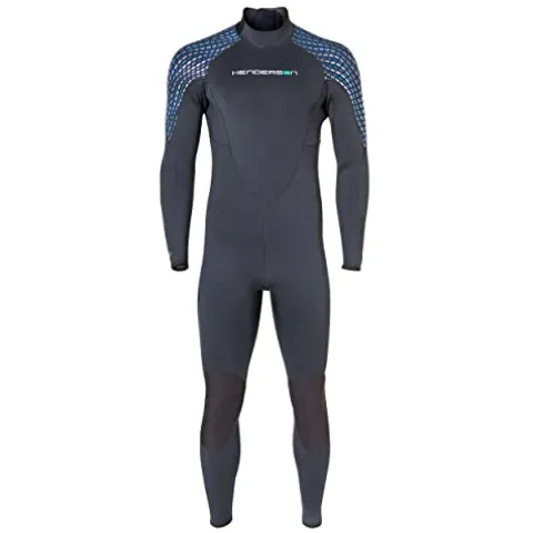 Henderson Mens 5mm Greenprene Back Zip Full Wetsuit Black