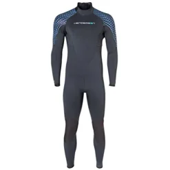 Henderson Mens 5mm Greenprene Back Zip Full Wetsuit 3XL Black/Blue/Silver
