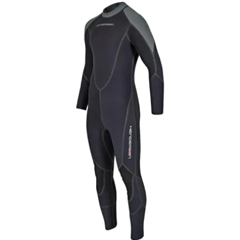 Henderson 5mm Men’s Aqua Lock Back Zip Dive Fullsuit Black X-Large