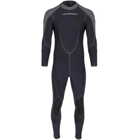 Henderson 5mm Men’s Aqua Lock Back Zip Dive Fullsuit Black X-Large