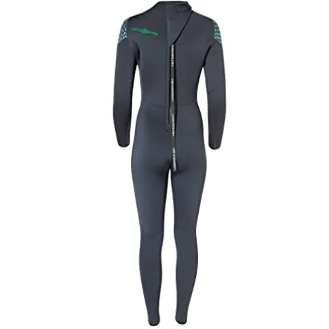 Henderson 5mm Womens Greenprene Back Zip Full Wetsuit Black