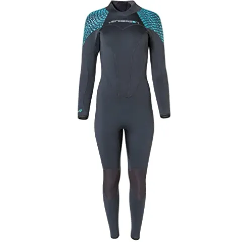 Henderson 5mm Womens Greenprene Back Zip Full Wetsuit Black