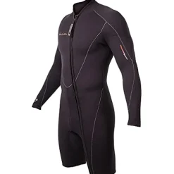 Henderson Thermoprene Long Sleeve Shorty/Jacket 7mm Scuba Wetsuit Black