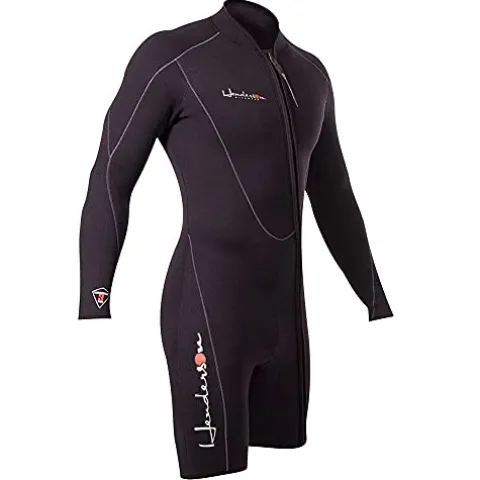 Henderson Thermoprene Long Sleeve Shorty/Jacket 7mm Wetsuit Black