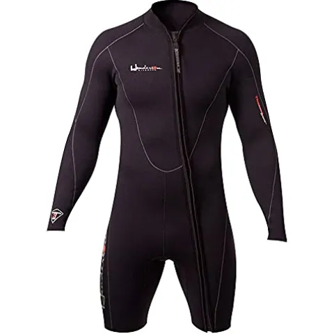 Henderson Thermoprene Long Sleeve Shorty/Jacket 7mm Wetsuit Black