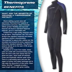 Henderson Thermoprene 5mm Men’s Jumpsuit (Back Zip) Blue