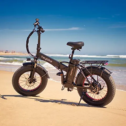 Heybike Mars Electric Bike Foldable 20″ x 4.0 Fat Tire Electric Bicycle Mars-Black