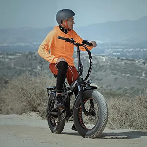 Heybike Mars Electric Bike Foldable 20″ x 4.0 Fat Tire Electric Bicycle Mars-Black