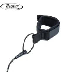 HEYTUR Coiled SUP Leash 10′ Black