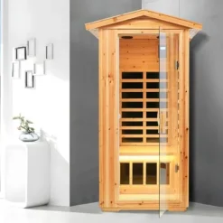 HFYee Infrared Sauna Box Single Person Natural