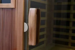 HFYee Infrared Sauna Box 4 Person Indoor Outdoor Sauna Room Natural