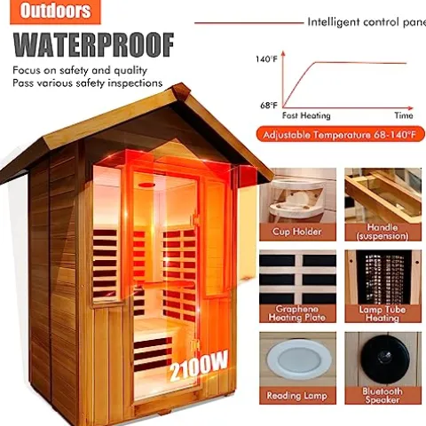 HFYee Lawrence Sauna Natural