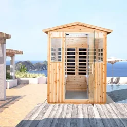 HFYee 4-Person Infrared Sauna Natural