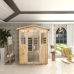 HFYee 4-Person Infrared Sauna Natural