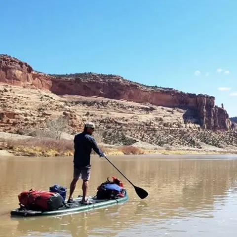 High Society Shadowcaster Premium Inflatable Paddle Board Package 11ft Sportsman Green