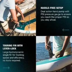 HO Sports Tarpon Inflatable Paddleboard iSUP Multi-color