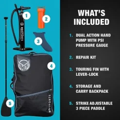 HO Sports Tarpon Inflatable Paddleboard iSUP Multi-color