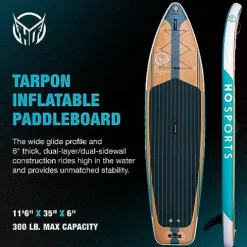 HO Sports Tarpon Inflatable Paddleboard iSUP Multi-color