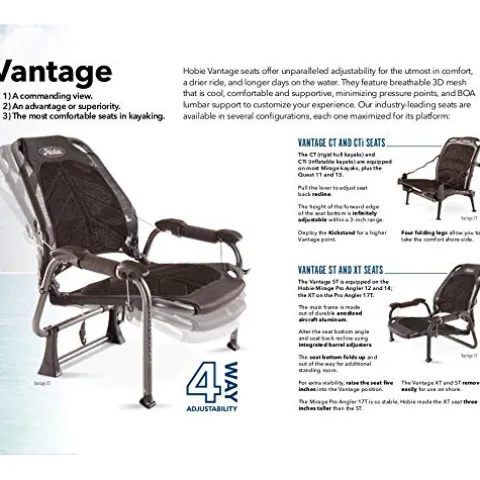 Hobie Vantage CT iSeries Kayak Seat