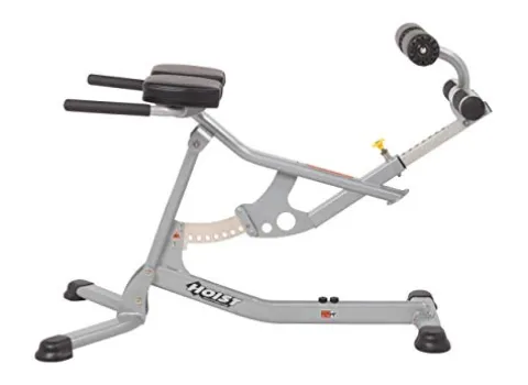 HOIST Fitness Adjustable Hyperextension Roman Chair Platinum