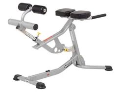 HOIST Fitness Adjustable Hyperextension Roman Chair Platinum