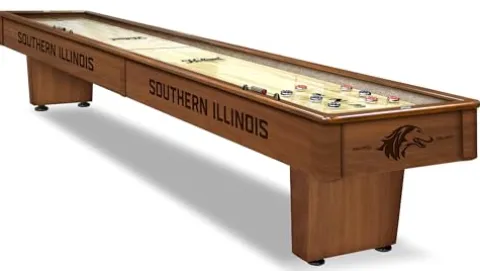 Holland Bar Stool Co. Officially Licensed Southern Illinois Shuffleboard Table 12′