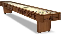 Holland Bar Stool Co. Officially Licensed Wichita State Shuffleboard Table 12′