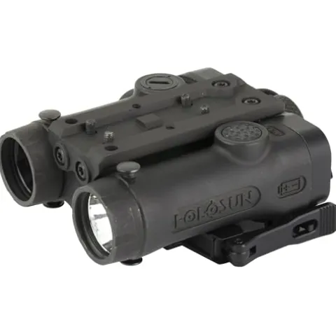HOLOSUN LE420-GR Green & IR Laser with White Light, Titanium Housing, Black