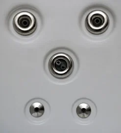 Home and Garden Spas 5 Person 51 Jet Spa with Stainless Jets and Ozone System Included Sterling White