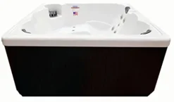 Home and Garden Spas Hudson Bay 6 Person 19 Jet Spa with Stainless Jets Ivory White