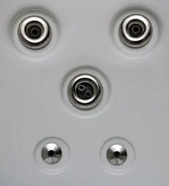 Home and Garden Spas Hudson Bay 6 Person 19 Jet Spa with Stainless Jets Ivory White