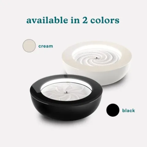 Homedics Drift Sandscape Perpetual Motion Zen Garden Bluetooth 21 Inch Cream