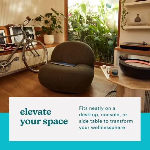 Homedics Drift Sandscape Perpetual Motion Zen Garden Bluetooth 21 Inch Cream