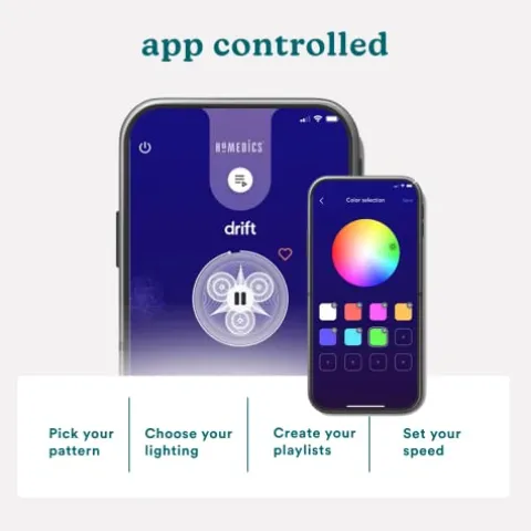 Homedics Drift Sandscape Perpetual Motion Zen Garden Bluetooth 21 Inch Cream