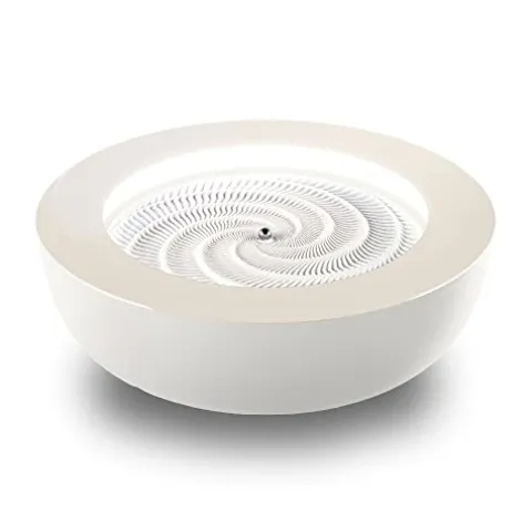 Homedics Drift Sandscape Perpetual Motion Zen Garden Bluetooth 21 Inch Cream