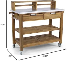 Homestyles Maho Potting Bench Brown