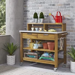 Homestyles Maho Potting Bench Brown