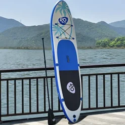 HOMGX 11’ Inflatable Stand Up Paddle Board Blue + White