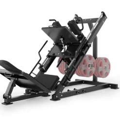 HOMSURE Leg Press Hack Squat Machine 2-in-1 Black