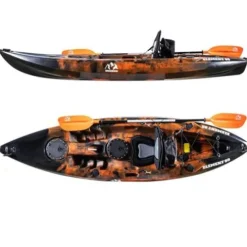 Hoodoo Element 95 Sit-On-Top Fishing and Recreation Kayak Molten Lava