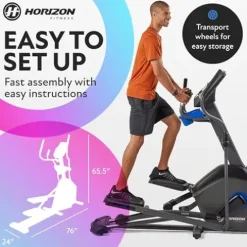 Horizon Fitness 7.0 AE Elliptical Trainer Black