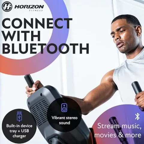 Horizon Fitness EX-59 Elliptical Trainer Exercise Machine Black