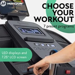 Horizon Fitness Studio Series Smart Treadmill Black