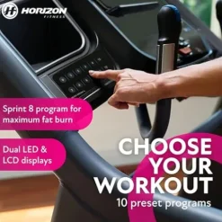 Horizon Fitness Studio Series Smart Treadmill Black