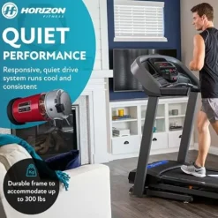 Horizon Fitness T101 Foldable Treadmill Black