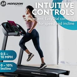 Horizon Fitness T101 Folding Treadmill Black