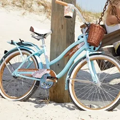 Huffy 24″ Panama Jack Women’s Beach Cruiser Bike Sky Blue