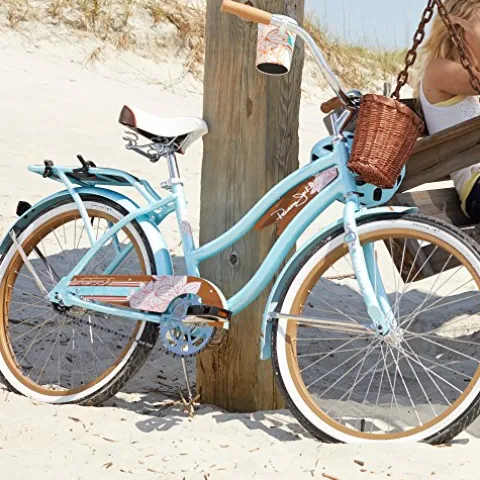 Huffy 24″ Panama Jack Women’s Beach Cruiser Bike Sky Blue