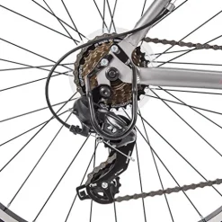 Huffy Escalate Hardtail Mountain Trail Bike – 26″ Wheel/18 inch Frame Gloss Nickel