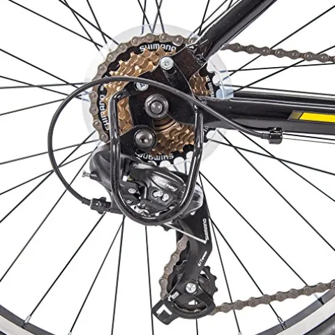 Huffy Hardtail Mountain Trail Bike Gloss Black